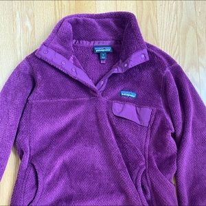 Patagonia Fuchsia Fleece Pullover size Medium